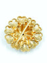 22k 1gm Gold Plated Ruby Colour Studded Amboda / Hair Pin/Rakhdi/Amboda/Pin 12267N - Griiham