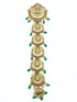 22k 1gm Gold Plated Ruby Colour Studded Hair Jada/Amboda / Hair Pin/Rakhdi/Amboda/Pin 12238N - Griiham