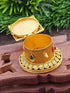 22k Gold Plated Laxmi Kum Kum Box best for gifting 9864N - Griiham