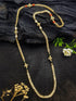 23.5 kt gold plated Guaranteed beads chain 30 INCHES 14105N