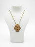 23.5ct Micro Gold Plated Pendant with Chain 9119N - Griiham