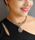 Premium Quality Short necklace set with interchangeable cz stones Stones