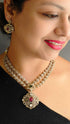 Gold Plated Premium Layered Bridal CZ Necklace Set