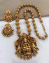 Gold Plated Long Necklace Set in gundumala