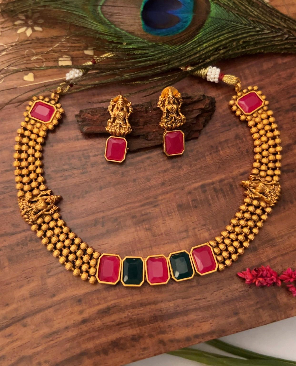 Gold Plated Necklace Set