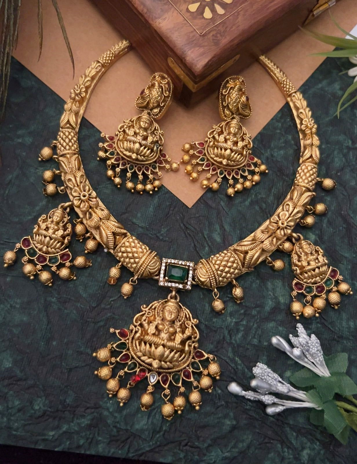 Gold Plated Necklace Set