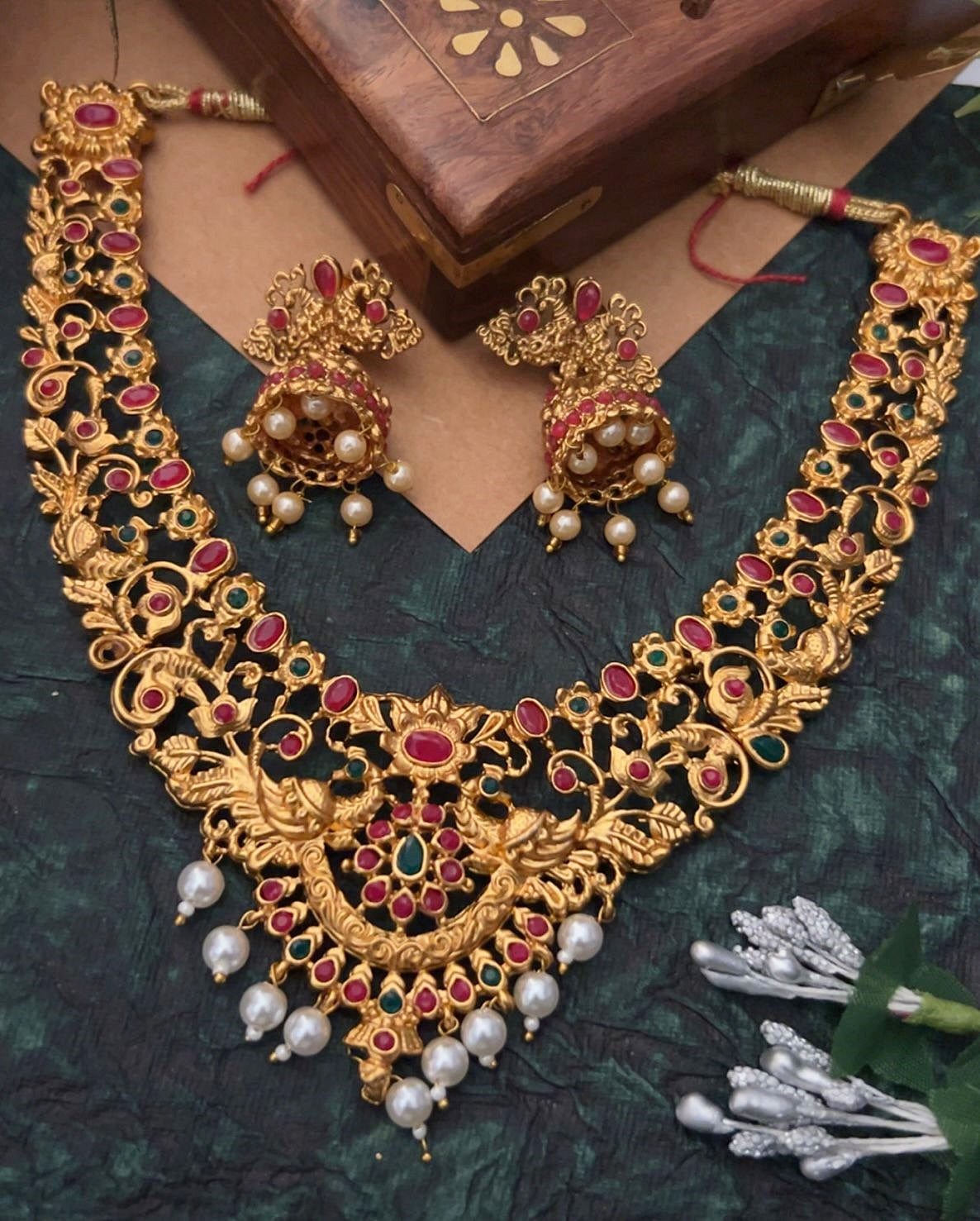 Gold Plated Necklace Set