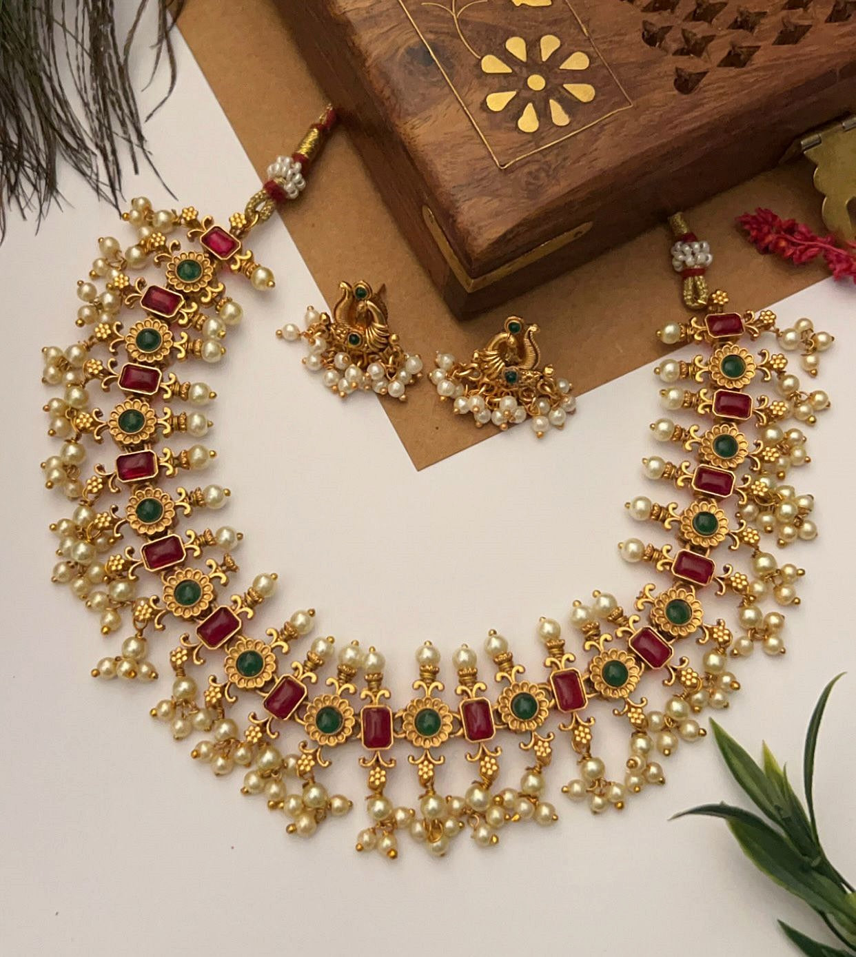 Gold Plated Necklace Set