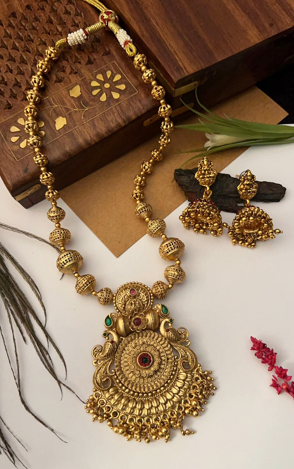 Gold Plated Necklace Set