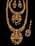 Premium Gold finish Laxmi necklace Combo set