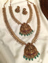 Gold Plated Classic Temple Long Necklace Set combo