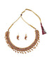 Gold Plated Elegant stone studded Necklace set