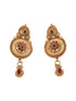 Gold plated Temple design Jhumka Earrings