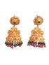 Gold plated Classic AD Jhumka Earrings