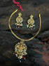 Premium Gold plated Trending Laxmi Designs Short necklace set