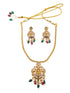 Premium Gold plated Trending Laxmi Designs Short necklace set