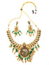 Gold Plated Multicolor Short Necklace Set