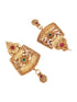 Gold plated Temple design Jhumka Earrings