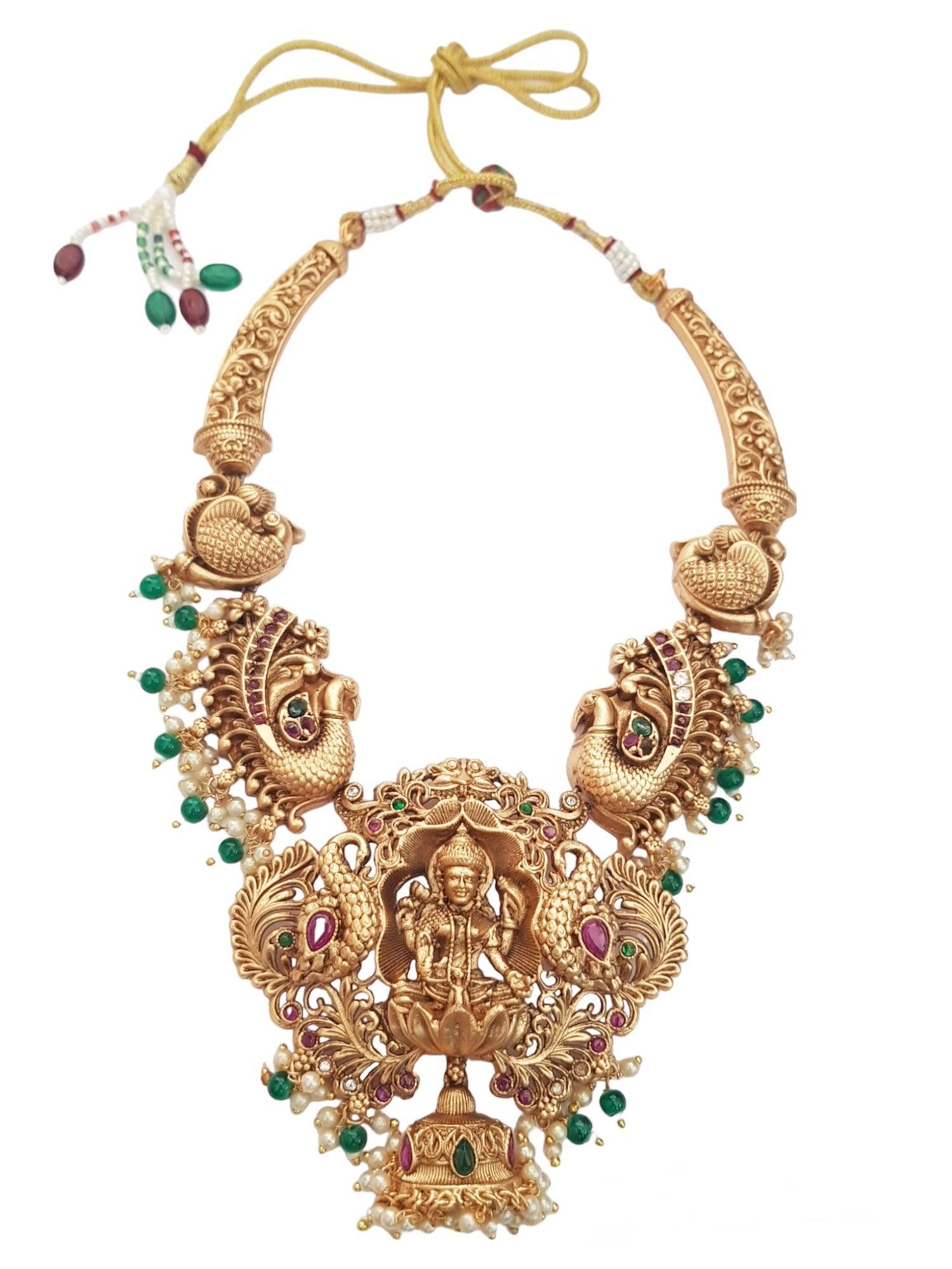 Gold Plated Bridal Medium Necklace Set