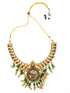 Gold Plated Multicolor Short Necklace Set