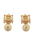 Premium Gold plated Trending Laxmi designs Short AD/zercon Necklace set