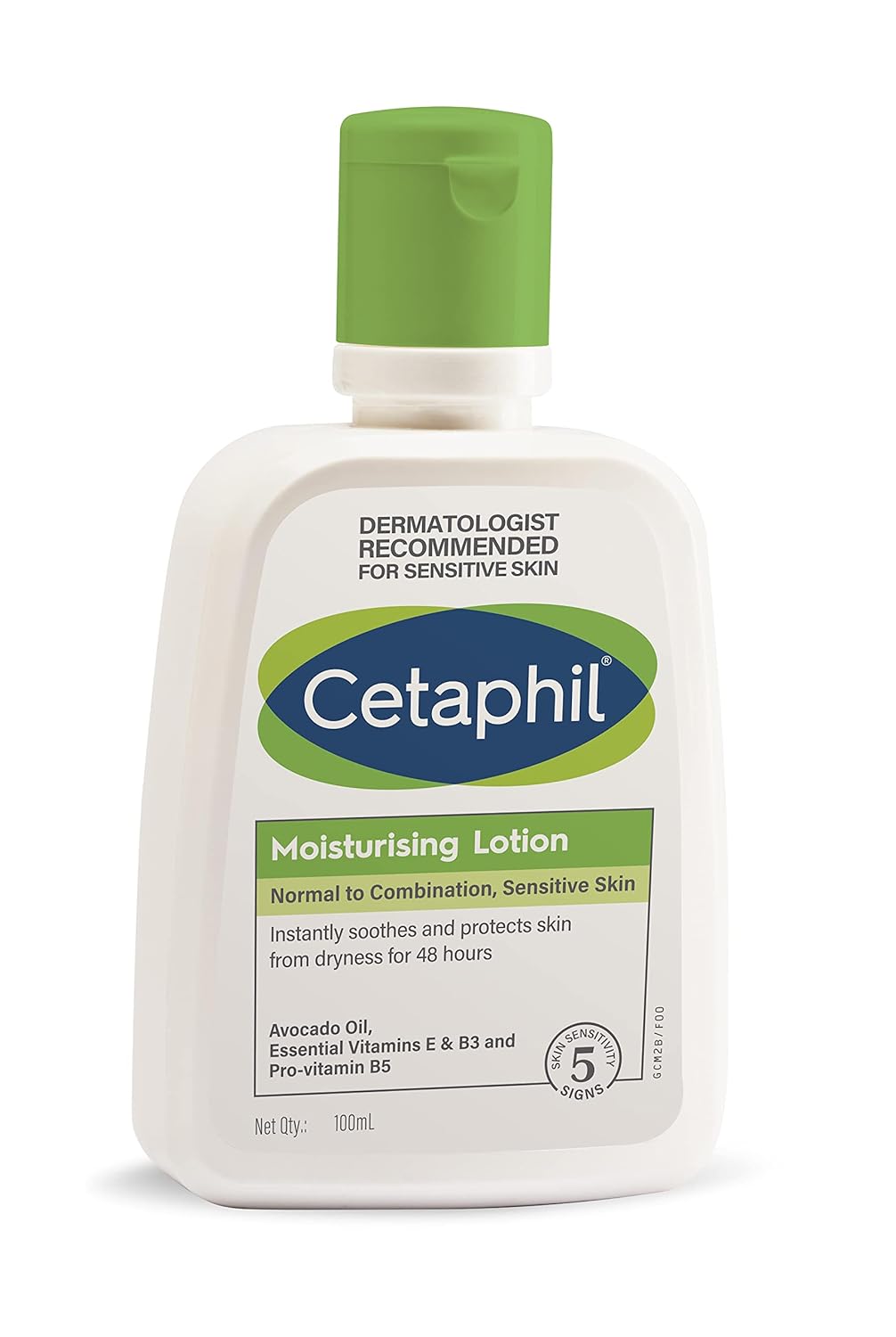 Cetaphil Moisturizing Lotion for Dry to Normal, Sensitive Skin| 100 ml| Moisturizer with Niacinamide, Panthenol| Non-greasy, Won t Clog Pores| Dermatologist Recommended| Paraben, Sulphate Free