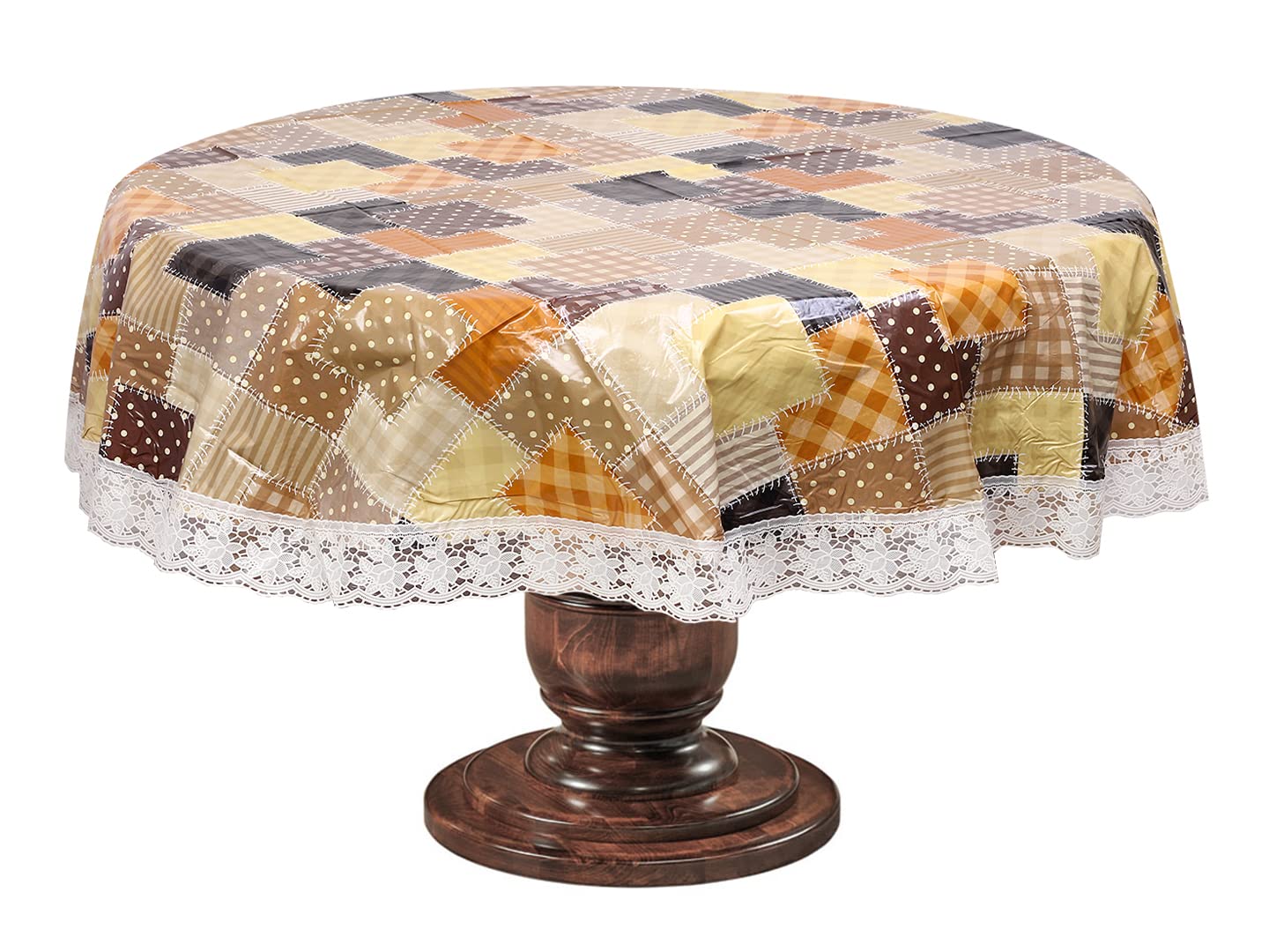 Dining Table Cover 4 Seater Printed Table Cover Spices Pattern