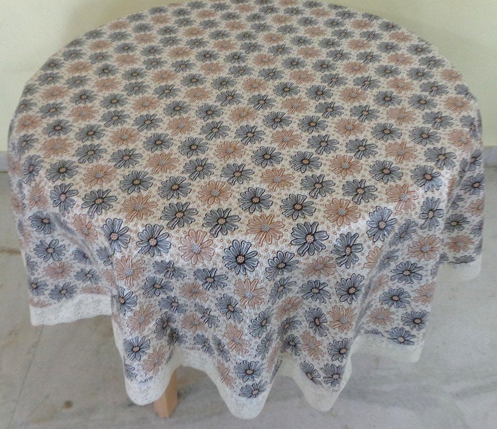 4 Seater Round 60 inches Highly Durable Printed Table Cover