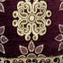 Jacquard Purple Floral Cushion Cover 1 pc