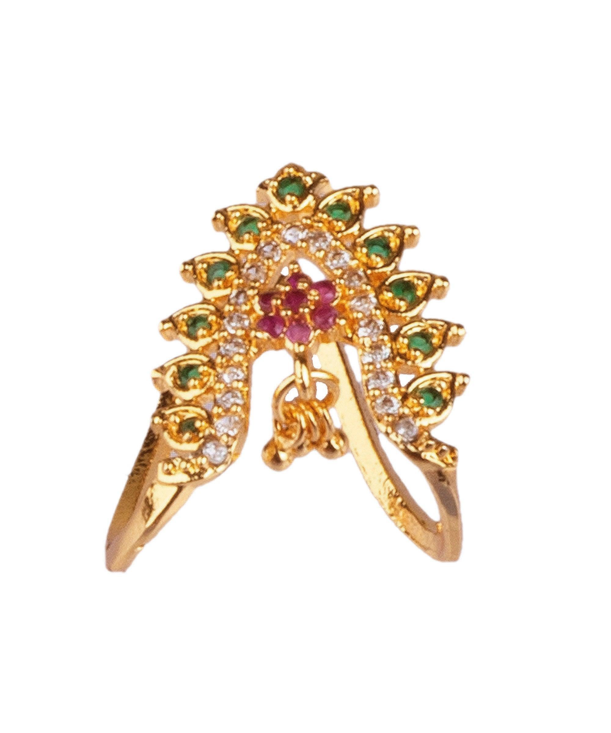 Adjustable Size Finger ring with Laxmi - Griiham