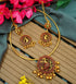 Antique Finish Laxmi pendant set 9434N - Griiham