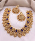 Antique Finish Laxmi short necklace 9941N - Griiham