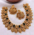 Antique Finish Laxmi short necklace 9941N - Griiham