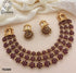 Antique Finish Necklace set 7639N