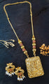 Antique Finish Reversible pendant necklace Set - Griiham