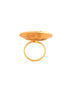 Antique Gold Plated Adjustable Size Designer Finger ring with Stones - Griiham