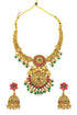 Antique Gold Plated Long Necklace Set - Griiham