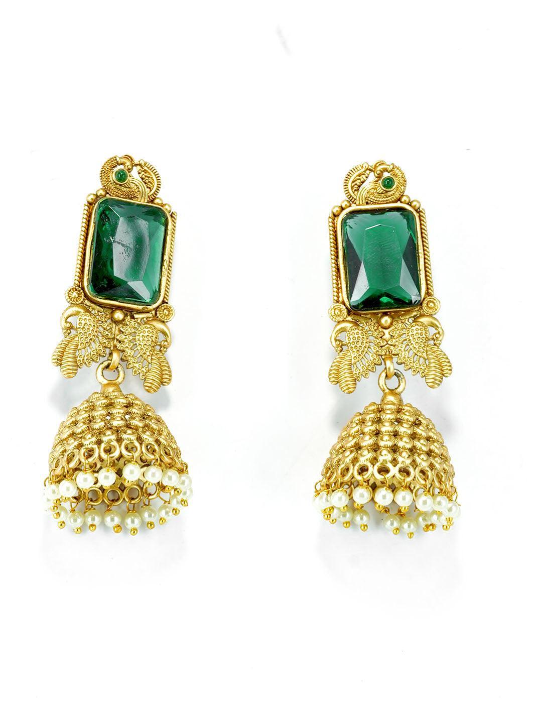 Antique finish Earring/jhumka 10260N - Griiham