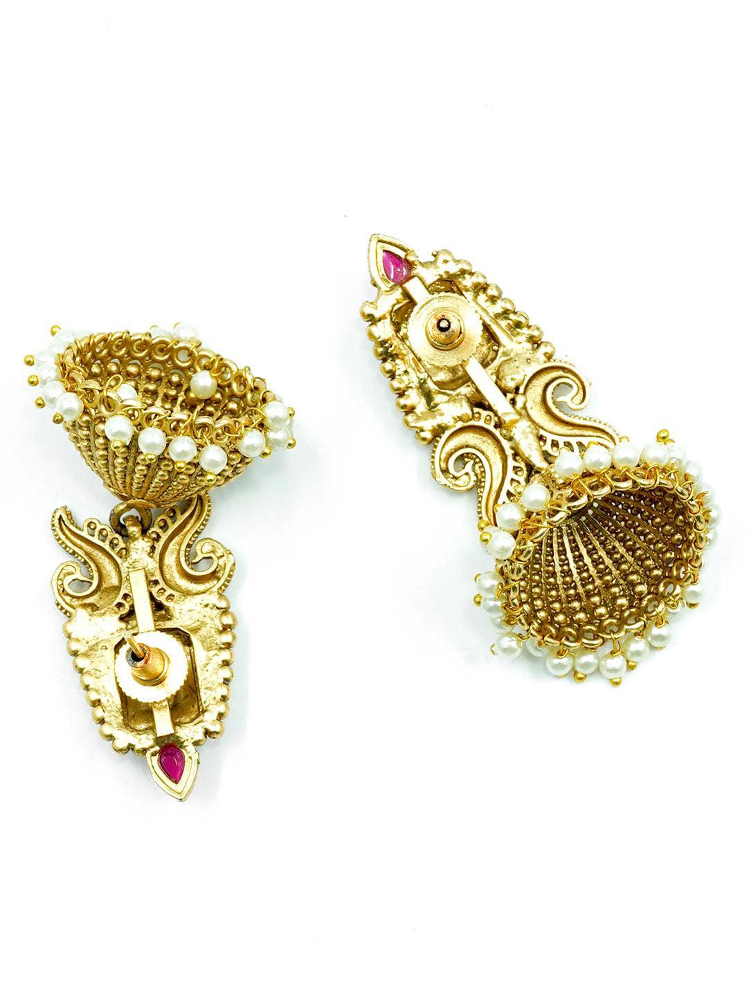 Antique finish Earring/jhumka 10344N - Griiham