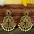 Antique gold finish CZ/Zercon hanging/ Earring/jhumka 10428N - Griiham