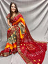 Art Semi-silk With Zari Bandhej Saree 14958N - Griiham