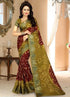 BANDHANI SAREE Art Semi-silk With Bandhni Zari Saree 15582N - Griiham