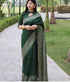 BEAUTIFUL RICH PALLU AND JACQUARD WORK ON ALL OVER THE SAREE 19775N - Griiham