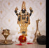 Balaji Gold Plated Marble idol 12cm Height - Griiham