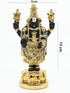 Balaji Gold Plated Marble idol Height 13cm with stones - Griiham