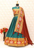 Beautifully designed narayanpet lehenga(unstiched blouse))17005N - Griiham