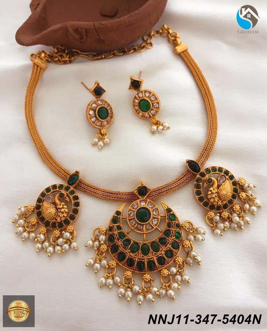 Chandbali Short Necklace set