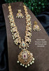 Designer Real kempu Multicolor Long necklace set Haram 8344N-Necklace Set-Griiham-Griiham