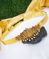 Designer adjustable Waistbelt / vadiyannam with fancy stones 14145N - Griiham