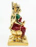 Dhanwantari Laxmi Gold Plated charaspat Marble idol 17.5cm Height - Griiham